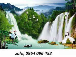Tranh cảnh thiên nhiên 3d - gạch tranh 3d - GVC44