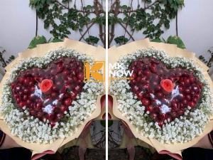 Đặt Bó hoa Cherry - Hoa sinh nhật trái cây nhập khẩu - FSNK285 - Giao tận nơi - Gọi: 0373 600 600 (24/24)