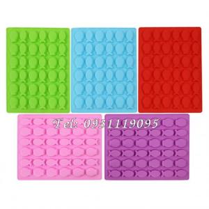 Khuôn silicon làm rau câu, socola, kẹo kẻo vĩ 36 con cá - Mã số 1198
