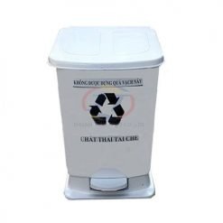 Thùng rác lật 2 mặt hoàng kim