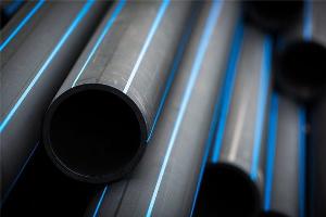 Ống hdpe trơn sọc xanh cấp nước