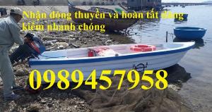 Thuyền chở 10-12 người, Thuyền khu du lịch sinh thái, Thuyền gắn mái che