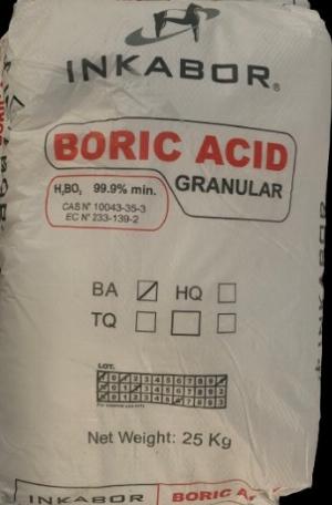 Phụ gia Acid boric (H3BO3) – Xuất xứ: Inkabor/Peru