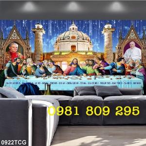 Tranh bũa tiệc ly , gạch tranh 3d công giáo , thiên chúa