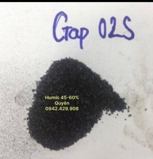 Kali humate GẶP 02S Humic 45-60%, K2O 8-10% dạng vẩy, tan 100%