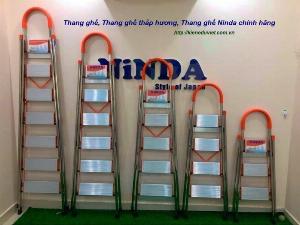Thang ghế thắp hương, Thang ghế Inox 3 bậc NINDA NDI-03