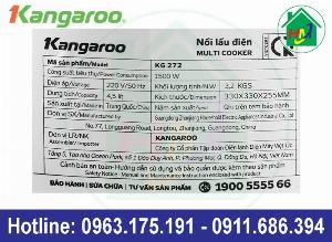 Nồi Lẩu điện Đa Năng Kangaroo KG 272