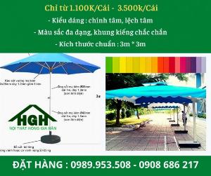 Dù che mưa nắng Tp.HCM Hồng Gia Hân dù tròn