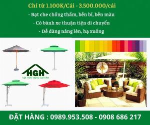 Dù che mưa nắng Tp.HCM Hồng Gia Hân_Dù tán rộng