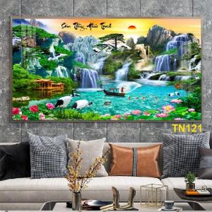 Tranh gạch men đẹp ốp tường