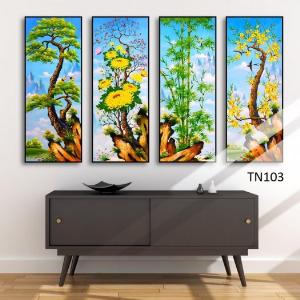 Tranh gạch men đẹp ốp tường