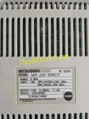 Servo driver Mitsubishi MR-J2S-350CP