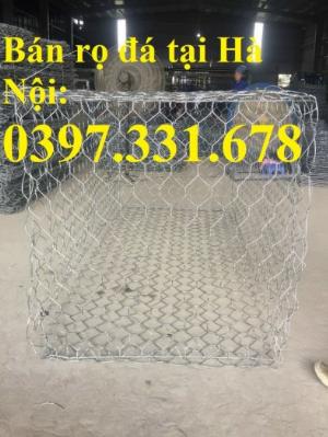 Rọ đá mạ kẽm 2x1x1, 2x1x0,5 giá rẻ tại Nghệ An