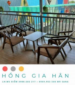 Bàn ghế gỗ Tp.HCM giá tốt Hồng Gia Hân MS597