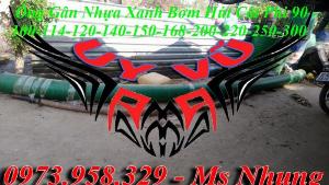 Ống cổ trâu gân xanh - trắng dẫn cát - bùn - sỏi phi 200, phi 220, phi 250, phi 300