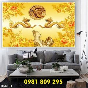 Bán tranh rồng 3d , gạch 3d song rồng