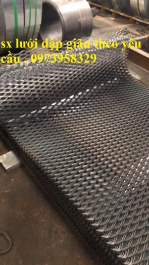 Lưới dập giãn - lưới kéo giãn , thép đen ,mạ kẽm , inox D2(20*40) - lưới hàng rào - sàn thao tác