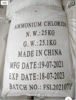 Hoá chất Ammonium Chloride (NH4Cl) – Trung Quốc