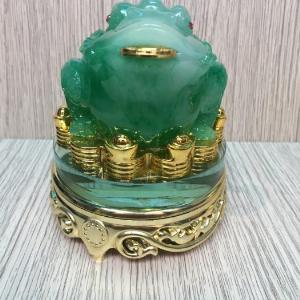 Cóc - Thiềm Thừ phong thủy - đế kiếng xoay 360