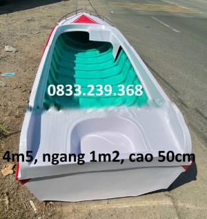 Xuồng, ghe, cano composite đi ao, hồ, sông.