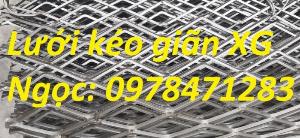 Lưới dập giãn, lưới thép hình thoi, lưới quả trám dây 3 mắt 38x76mm giá rẻ.
