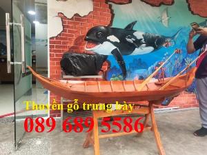 Thuyền trang trí hoa, Thuyền trưng bày tết, Thuyền gỗ trang trí tết