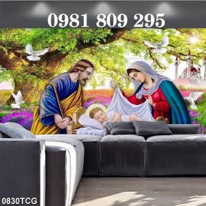 Tranh 3D công giáo, gạch tranh ốp tường FGHG67