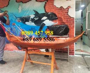 Bán Xuồng gỗ trưng bày nhà hàng 2m, 3m, 4m, 5m có sẵn giao hàng tận nơi