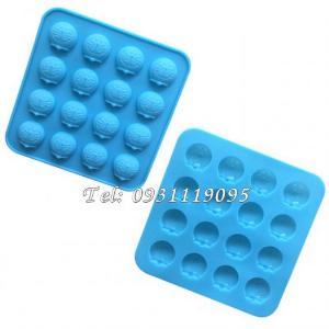 Khuôn silicon làm rau câu, kẹo dẻo 16 hình Doremon