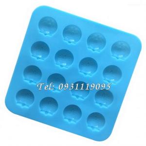 Khuôn silicon làm rau câu, kẹo dẻo 16 hình Doremon