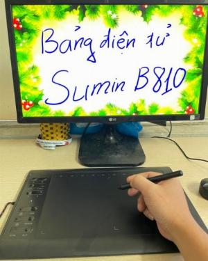 Bảng điện tử SUMIN B810, Bảng dạy học online
