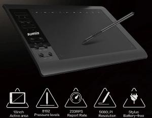 Bảng điện tử SUMIN B810, Bảng dạy học online