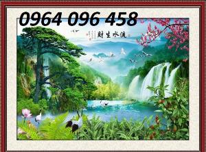 Tranh gạch men 3d phong cảnh - 777XP