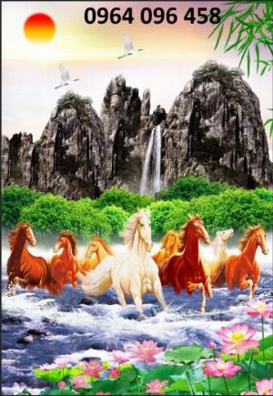 Tranh 3d - tranh gạch 3d phong thủy - NBV5