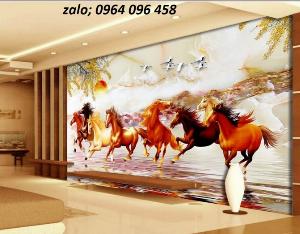 Tranh gạch men 3d mã đáo thành công - MNB6