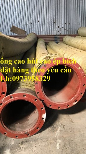 Ống cao su lõi thép hút cát - dẫn bùn - sỏi phi 200 , phi 220, phi 275,phi 300 - áp lực - chụi mài mòm