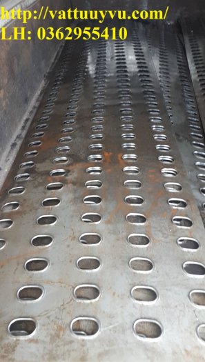 Tấm Inox đục lỗ tròn, thép inox đục lỗ hình sao, tôn đột tách cà phê - tôn trống trượt dùng cho xe bồn