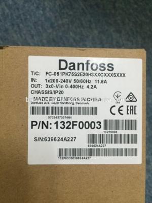Biến tần FC51 Danfoss 0,75KW 1P 220V 132F0003