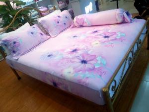 Giường sắt hiện đại cho phòng ngủ cá tính