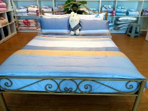 Giường sắt hiện đại cho phòng ngủ cá tính