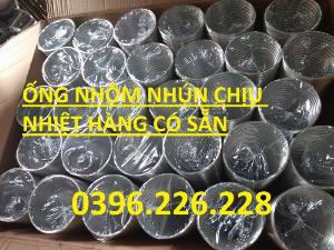 Ống nhôm nhún, ống bán cứng, ống xoắn kẽm chịu nhiệt tại hà nội.