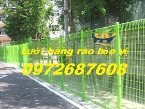 Hàng rào mạ kẽm, hàng rào lưới thép, hàng rào thép hàn