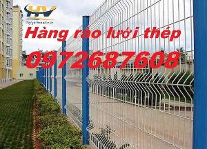 Hàng rào mạ kẽm, hàng rào lưới thép, hàng rào thép hàn