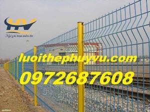 Hàng rào lưới thép, lưới thép hàng rào, hàng rào mạ kẽm nhúng nóng