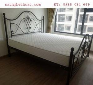 Giường sắt sơn tĩnh điện bền đẹp