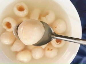 Vải Ngâm hạ long????1 lon 560 gram