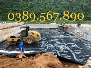 Bạt chống thấm hdpe 5zem khổ 5x20m cuộn 100m2 lót bể koi-suncogroup vn