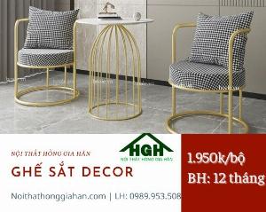 Ghế sắt decor sân vườn Vintage Tp.HCM Hồng Gia Hân