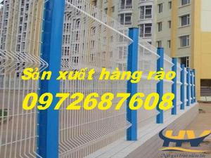 Hàng rào thép mạ kẽm, hàng rào thép hàn, hàng rào lưới sơn tĩnh điện