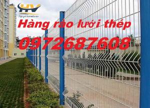 Hàng rào thép mạ kẽm, hàng rào thép hàn, hàng rào lưới sơn tĩnh điện